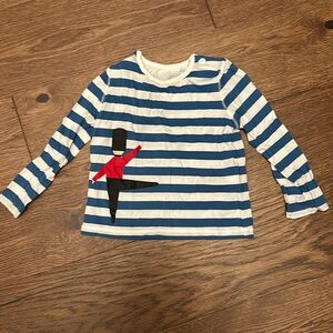 Burberry Baby soft 2T long sleeve shirt soldier nutcracker stripe